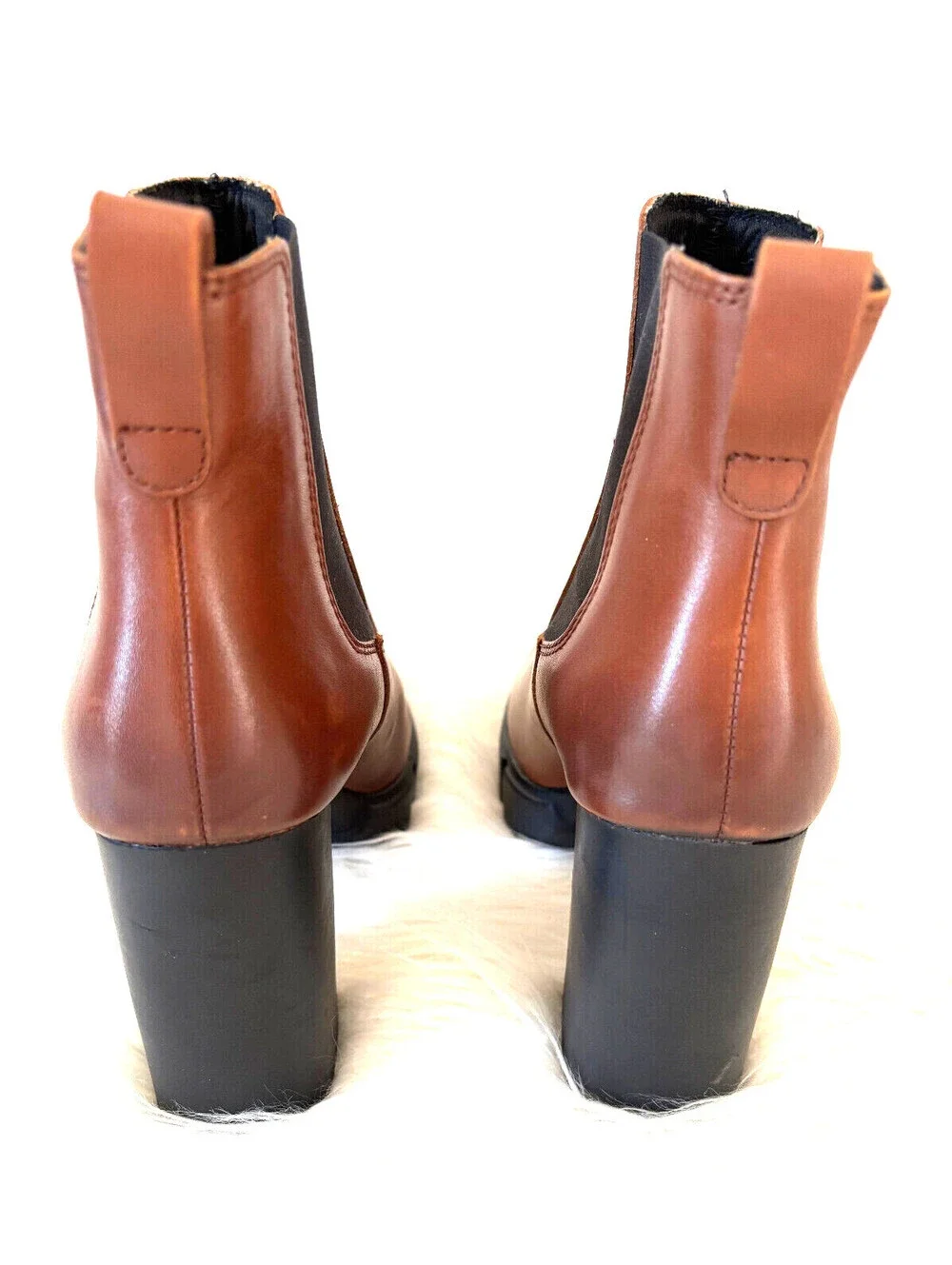 Steve Madden Women's Revised Fashion Booties Cognac Size 11M